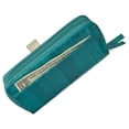 thumbnail image 3 of Eel Skin Unisex Double Zippered Checkbook Cover Wallet E 4575, 3 of 8