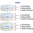 thumbnail image 4 of Silicone Seal Strip - Scheam 16 Feet Silicone Weather Stripping Door Window Seal-Door Strip Bottom Draft Stopper 16.5 Foot (45mm, White), 4 of 8