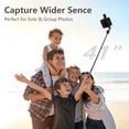 thumbnail image 5 of DAYBETTER Selfie Stick with LED Light & Wireless Remote Control, Portable Phone Tripod for Iphone/Android, 5 of 8