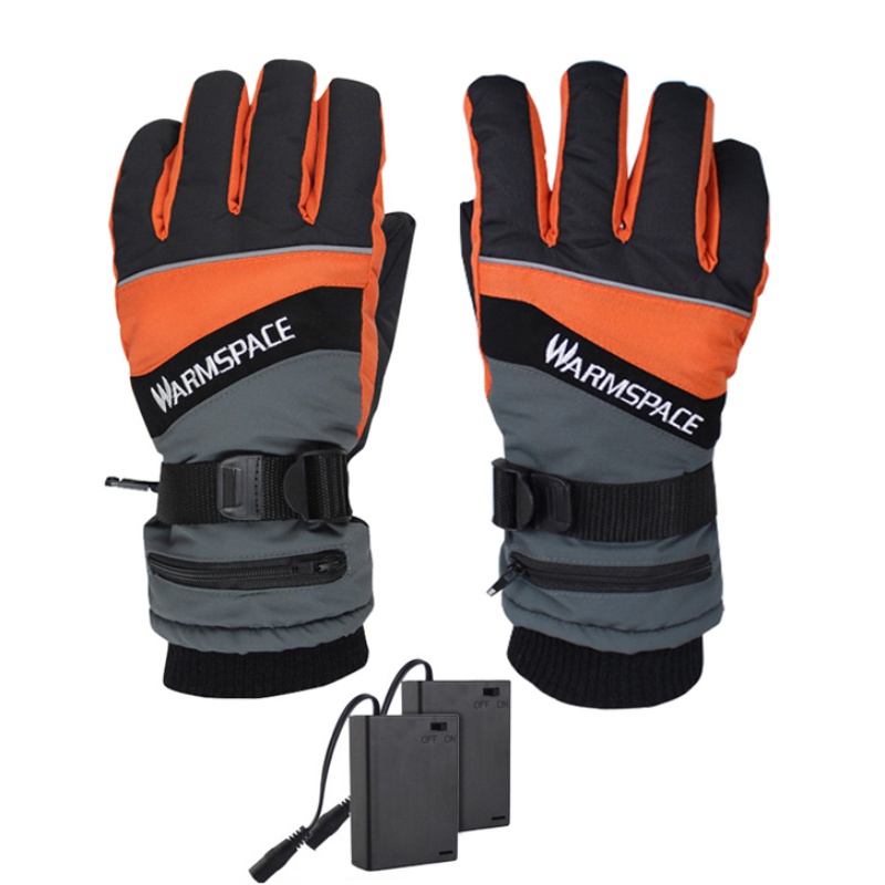 Winter USB Manual Heating ELectric Gloves Waterproof Heating Gloves