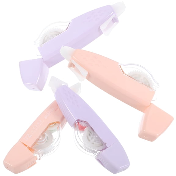 CCOCC 4pcs White-out Correction Tape Portable Correction Tape Plastic Correction Tape Correcting Tape