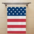 thumbnail image 4 of Dreamtimes United States Flag 2 Sets Hand Towels Soft Fingertip Towel for Bathroom Kitchen 14"x28", 4 of 6