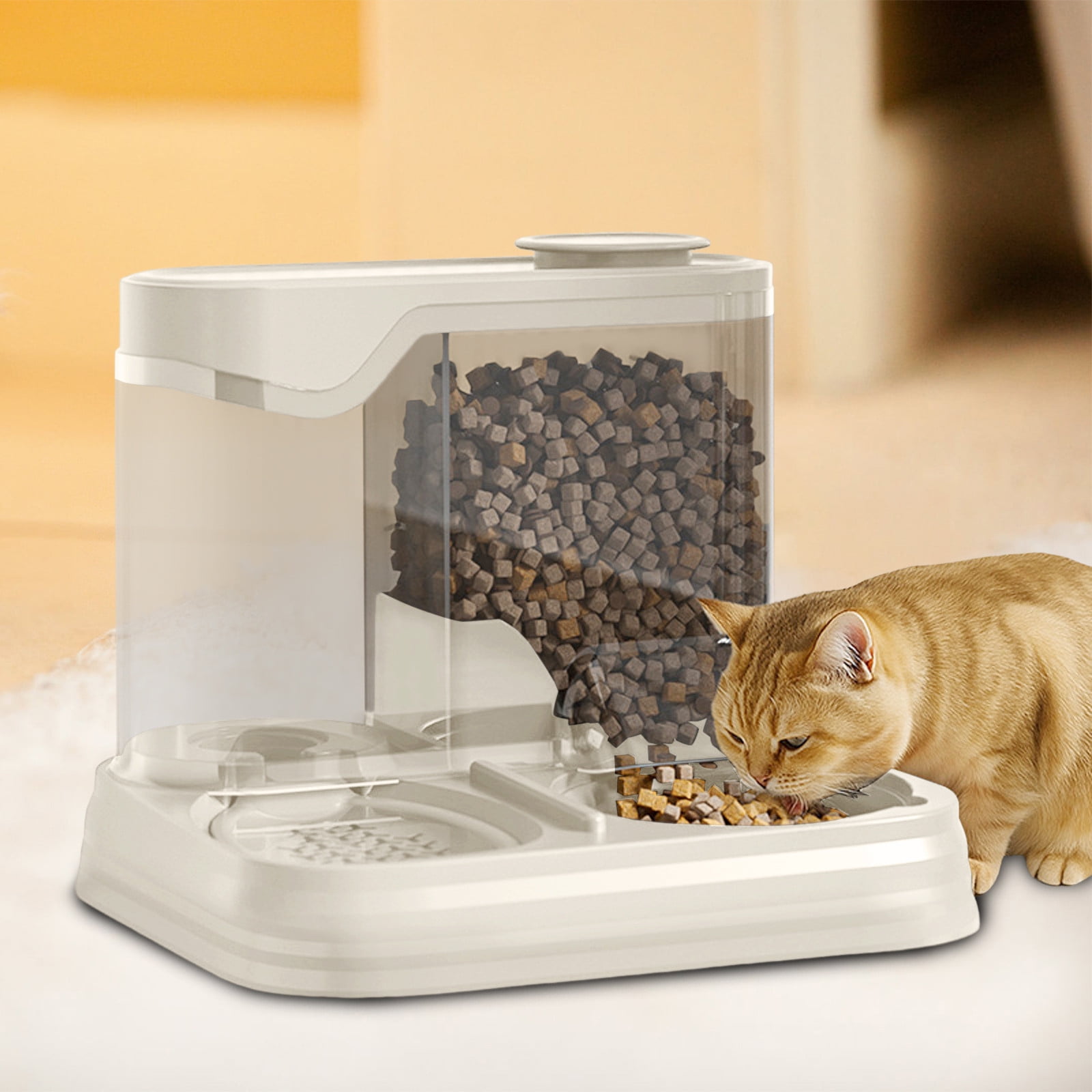 Automatic Pet Feeder and Water Dispenser Set Large Capacity Food Water Bowl for Dogs Cats Animals