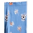 thumbnail image 3 of Wonder Nation Boys Short Sleeve Top, Pants and Shorts Pajama Sleep Set, 3-Piece, Sizes 4-10, 3 of 4