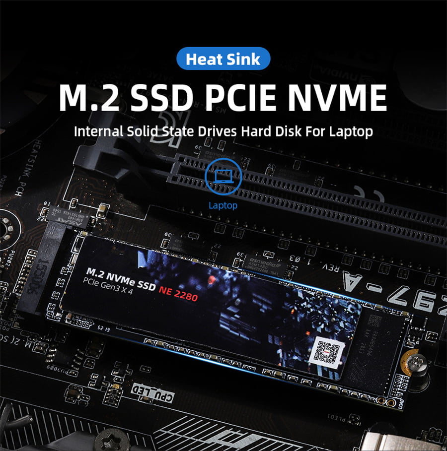 1TB 2280 SSD Hard Drive M.2 NVMe PCIe 3.0x4 Interface For Laptop Desktop MSI - Walmart.com