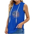 thumbnail image 2 of 2024 Summer Women's Sleeveless Hoodies Lightweight Oversized Hooded Sweatshirt for Women Tank Tops T-Shirt Gradient, 2 of 4