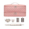 thumbnail image 1 of ARLMEGOR Estuche de viaje de doble capa para secador de pelo Revlon de un solo paso, cepillo/volumizador Styler Shark FlexStyle, accesorio de almacenamiento portátil, bolsa organizadora de herramienta, 1 of 5