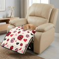 thumbnail image 2 of Bulopur Ladybug Print Quilted Recliner Chair Covers Washable Stretch Reclining Chair Covers Non Slip Armless Lift Chair Covers Furniture Protector for Living Room Gift for Friends, 2 of 7