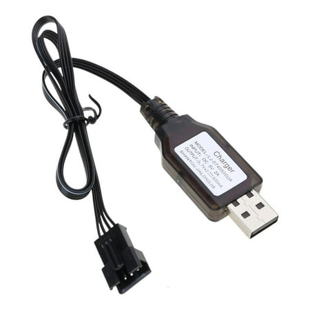 XISAOK Portable 7.4V SM4P Reverse Plug Lithium Charger for DE65 HM202 EC08 EC16 Car