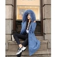 thumbnail image 1 of Winter Jacket Down Jacket Mid-Length Coat Quilted, Ladies Winter Coat Sewn Coat Winter Jacket Long Sewing Warm, XXL, 1 of 5