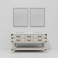 thumbnail image 4 of Woodhaven 60 in W x 22 in D White Oak Double Bath Vanity, Cultured Marble Top and 28 in Mirrors, 4 of 9