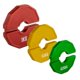 thumbnail image 2 of 1 Pieza de Discos Gimnasio Micro-Tipo, , Peso Fraccionario Goma, Fraccionario, Cambio Adicional, Amarillo, 0,5 Kg, 2 of 5