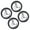 Model A-Silver, variant on Upgraded Remote Control Car Drift Tires 1/18 High Grip Design Wheel Tyre with Hubs For Professional Drifting Experience