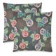 thumbnail image 1 of Fundas de almohada ABPHQTO Elegance Flowers Impresión a dos Caras 45x45 cm juego de 2, 1 of 2