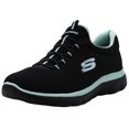 thumbnail image 1 of Zapatilla Skechers Summits para mujer, color negro aguamarina, talla 9.5, 1 of 7