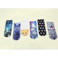 thumbnail image 2 of Cat Ankle Socks Cute 3D Cat Socks 3D Printed Socks 3D Print Low Cut Socks, 2 of 10