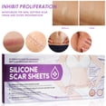 thumbnail image 2 of Parches para cicatrices reutilizables 4 Uds parche para terapia de cicatrices Gel de silicona para herramientas de reparación de la piel, 2 of 9