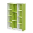 thumbnail image 1 of Estantería Furinno 11107WH-GR 7 reversible, 11 cubos, blanco y verde, 1 of 5