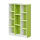 thumbnail image 1 of Estantería Furinno 11107WH-GR 7 reversible, 11 cubos, blanco y verde, 1 of 5