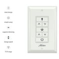 thumbnail image 5 of Hunter 3 Speed Handheld Wall-Mount Combo Ceiling Fan & Light Remote Control, 5 of 5