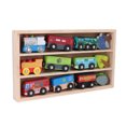 thumbnail image 2 of Juego De Tren De Madera, Juguetes De Tren De Madera Ligeros Y Aptos Para Niños, Diversión Sin Fin Con Caja De Presentación Para Niños, 2 of 7