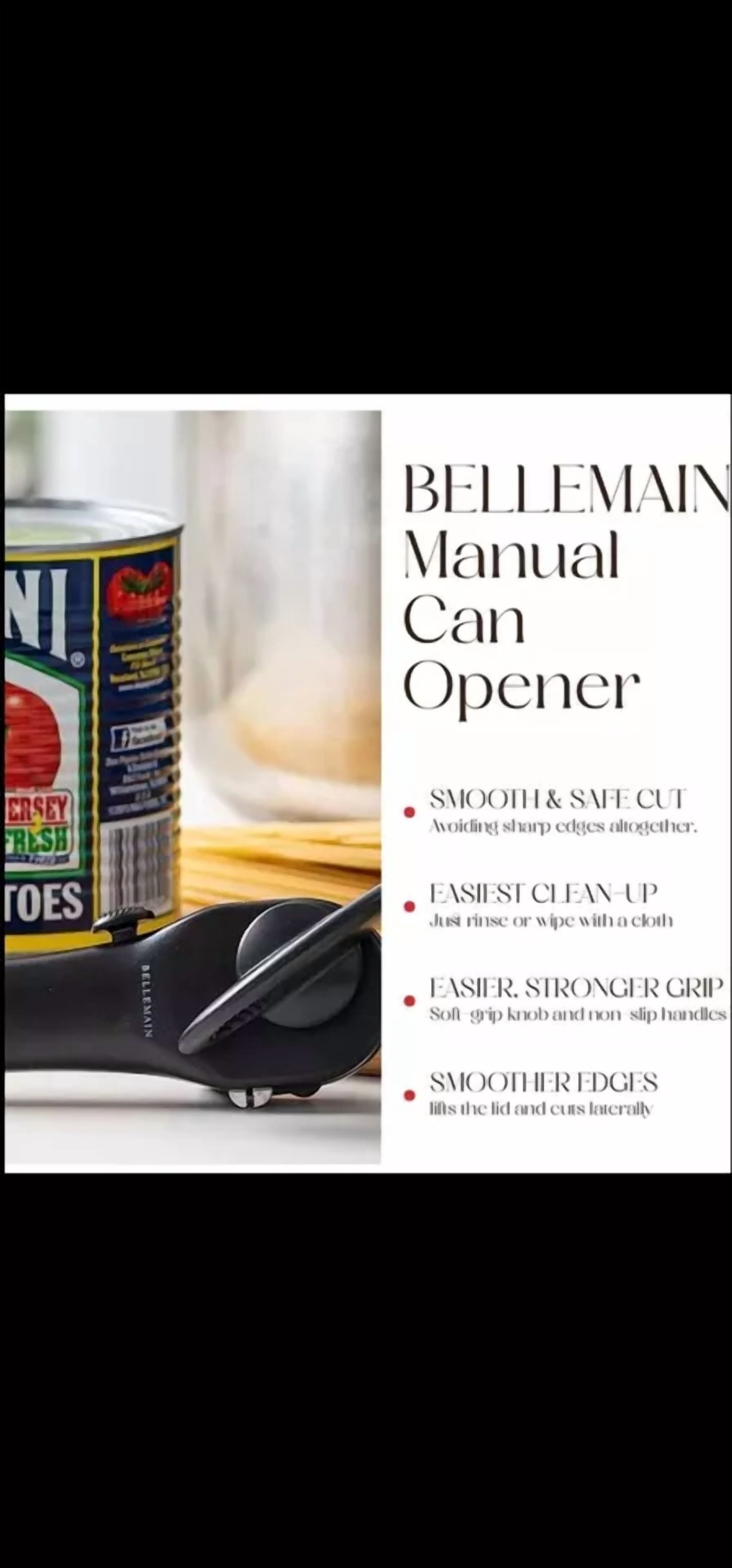 CIRCLE- Bellemain Stainless Steel Can Opener