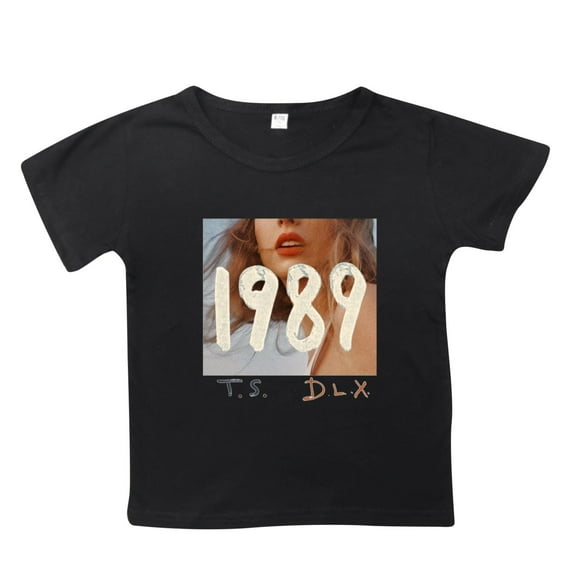 Icvfdpl Taylor Swift Tshirt Girls,Soft Short Sleeve Crew Neck T Shirts 5 Color Printed For Music Concert 10-11 Years,Fashion Girls Tshirts