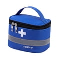 thumbnail image 2 of Botiquín de primeros auxilios vacío, bolsa de almacenamiento de emergencia con asa, bolsa médica, estuche para S Azul, 2 of 9