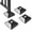 Black-Post1"-Base3.5"-4, variant on 41" (1"/3.5" Base) Aluminum Base Cover Suitable For Iron Stair Railings Balcony Skirt Covers (black)