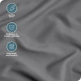 thumbnail image 5 of Bare Home Pillowcase Set - Premium 1800 Collection - Double Brushed - Ultra Soft - Standard Size, Gray, 4 Count, 5 of 8