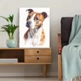 thumbnail image 5 of Staffordshire Bull Terrier Canvas Print, Classic Dog Portrait Wall Art for Living Room, Bedroom & Apartment, 5 of 8