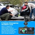 thumbnail image 6 of 1080P Dual Lens WiFi Dashcam, Dual Dash Cam Front and Inside, Wireless DashCamera for Cars with Night Vision, 2" Screen, G-Sensor, Loop Recording, Suitable for Home and Travel (32G), 6 of 7