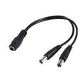 thumbnail image 3 of 5.5x2.1mm 1 to 2 M/F DC Power Splitter Cable for Security CCTV Camera, 3 of 8