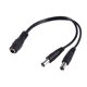 thumbnail image 2 of 5.5x2.1mm 1 to 2 M/F DC Power Splitter Cable for Security CCTV Camera, 2 of 5