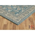thumbnail image 2 of Handcraft Rugs Modern Floral Design Oriental Persian Allover  Faded Vintage/Contemporary Area Rug. Color: Ivory/Grey and Light Blue. 8x10, 2 of 2