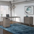 thumbnail image 2 of Bush Business Furniture Method by Kathy Ireland 60" Table Desk with File Cabinets, 2 of 8