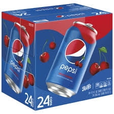 Pepsi Wild Cherry Soda Pop, 12 fl oz, 24 Pack Cans - Walmart.com