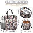 thumbnail image 5 of Pioneer Flower Floral Print Pattern Womens Lunch Box for Work,Insulated Large Lunch Bag for Tween and Teen,Loncheras Para Mujer,Leakproof Adult Lunch Bag for Work,Beach,Travel,Picnic,Camping, 5 of 7