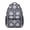 Geometric Flower Blue, variant on Geometric Triangle Beige Pattern Backpack for School, Cute School Bag with Adjustable Shoulder Straps and Padded Back, 15.3"x11"x6.7"