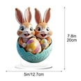 thumbnail image 3 of CenterPC Table Decorations Easter 2D Festive Visual Tabletop Ornament 20Cm for Living Room Bedroom, 3 of 9