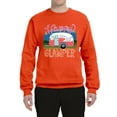 thumbnail image 3 of Happy Glamper | Fancy Camping Camper Van Caravan | Nature Lover Unisex Crewneck Sweatshirt, Orange, S, 3 of 5