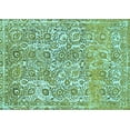 thumbnail image 1 of Ahgly Company Indoor Rectangle Abstract Light Blue Modern Area Rugs, 7' x 10', 1 of 4