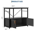 thumbnail image 2 of 40-50 Gallon Fish Tank Stand,Aquarium Stand with Storage Cabinet for Fish Tank Accessories Storage for Fish Lovers, 2 of 6