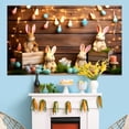 thumbnail image 6 of HongHeng Happy Easter Decorations Easter Backdrops Photography Banner Bunny Grassland Rustic Wood Background Eggs Banner for Jesus Easter Spring Party Decorations, 70.9 x 43.3 Inch, 6 of 6