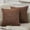 Coffee, variant on Dtwnek 2 Pack Linen Throw Pillow Covers Decorative Pillowcases, Square Pillow Cover Cushion Cases for Sofa Couch Home, 16x16inch