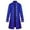 Blue Gothic Coat for Men, variant on HOOMEUMY Mens Gothic Coat Fashion 2025 Trendy Classic Solid Coat Stand Collar Jacket Steampunk Design Casual Workout Long Sleeve Clothes Blue XXL