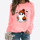 thumbnail image 2 of Navidad Halloween cuello redondo Sudadera con capucha ropa de calle mujeres sudaderas estéticas ropa de invierno mujeres, 2 of 4
