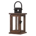 thumbnail image 1 of Artesanal Torre de lámpara Titular candeliere Soporte Decoración para hogar 9 BLESIY Portavelas de viento de madera, 1 of 7