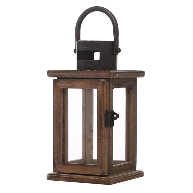 Artesanal Torre de lámpara Titular candeliere Soporte Decoración para hogar 9 BLESIY Portavelas de viento de madera