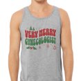 thumbnail image 2 of Very Merry Gynecologist Tank Top Unisex Large Grey, 2 of 5